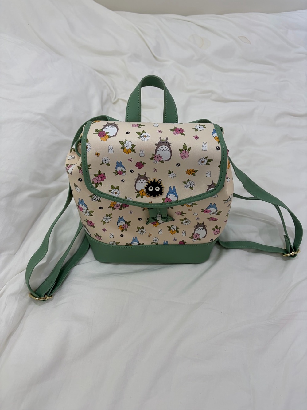 Studio Ghibli My Neighbor Totoro Floral Slouch Rucksack